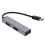 Κόμβος USB πολλαπλών θυρών Plug and Play, σχεδιασμός Unibody από αλουμίνιο, μεταφορά αρχείων 8