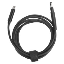 Type C USB-C hunninngang DC-strøm PD-ladekabel med PD-emulatorutløser for HP bærbar PC 18–20 V utgang passer til stikkontakt 65 W Type-C-lader