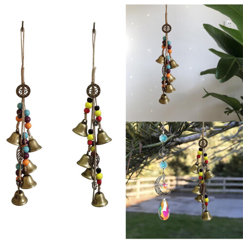 Witch Bells for Doors Knob Witch Wind Chimes Door-G style 2