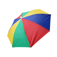 Hands Headmounted Umbrella Fishing Umbrella Hat for Adults Uv Protection Rain Bonnet Outdoor Work Cap