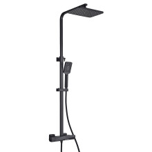 tatic Shower, Rainfall Shower Head with Hand Shower, Wall Mounted Waterfall Bathtub Mixer Tap, Bathroom Shower Faucet Set