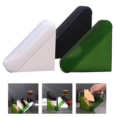 Paper Rack Holder Stylish Filtering Papers Storage-White 2