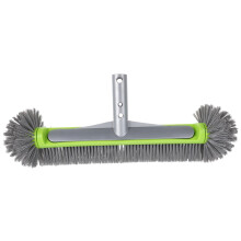 Heavy Duty Pool Brush Reinforced Aluminium Back for Inground and Above Ground Pools
