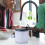 Salad Spinner  Fruit Cleaner Spinner, Vegetable Dryer With Handle 2