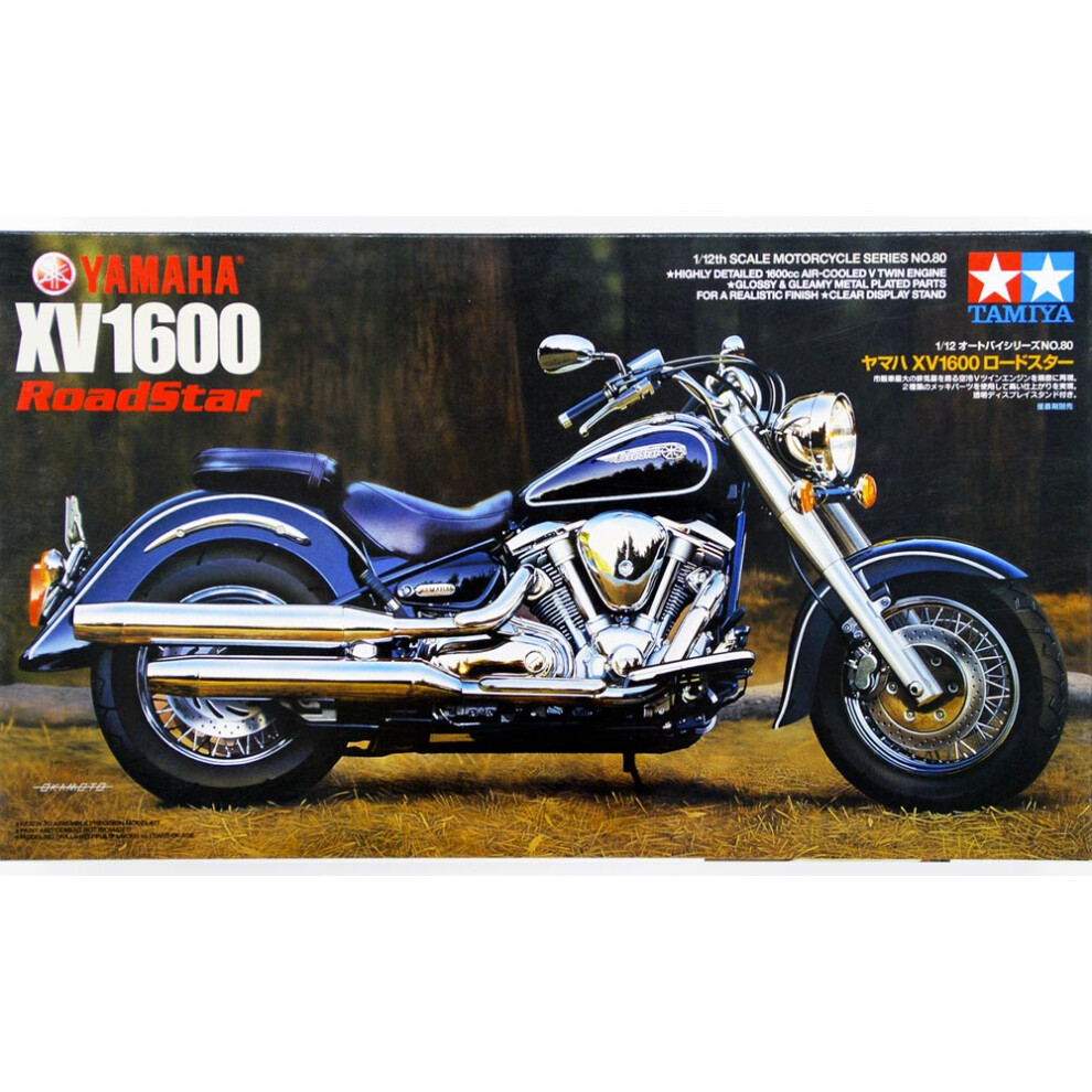 Tamiya Yamaha Xv1600 Road Star - 1/12 Bike Model Kit - 14080