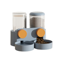 Pet Feeder Cat Automatic Feeder Water Bowl Cat Water-Blue