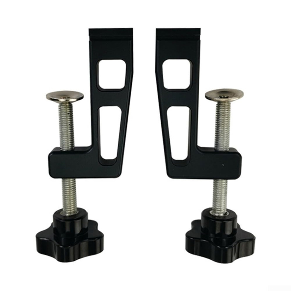 Woodworking T Track Slot Fix Clamp 2Pcs Aluminum Profile Fence Clips For Efficient Use 9365049185899