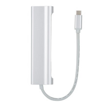 USB-C-Hub mit mehreren Anschlüssen, zwei HDMI-Ports, High-Speed-USB-C-Dockingstation mit 4K-Monitorunterstützung und schneller Datenübertragung