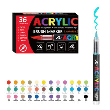 Liquid Acrylic Paint Marker Acrylic Marker with Soft-36 colors