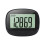 Multifunction Step Trackers ABS Pedometer Step Counter-Black 1