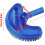 Pool Vacuum Brush Head with Rotating Nylon Bristles for Ground Pools 4