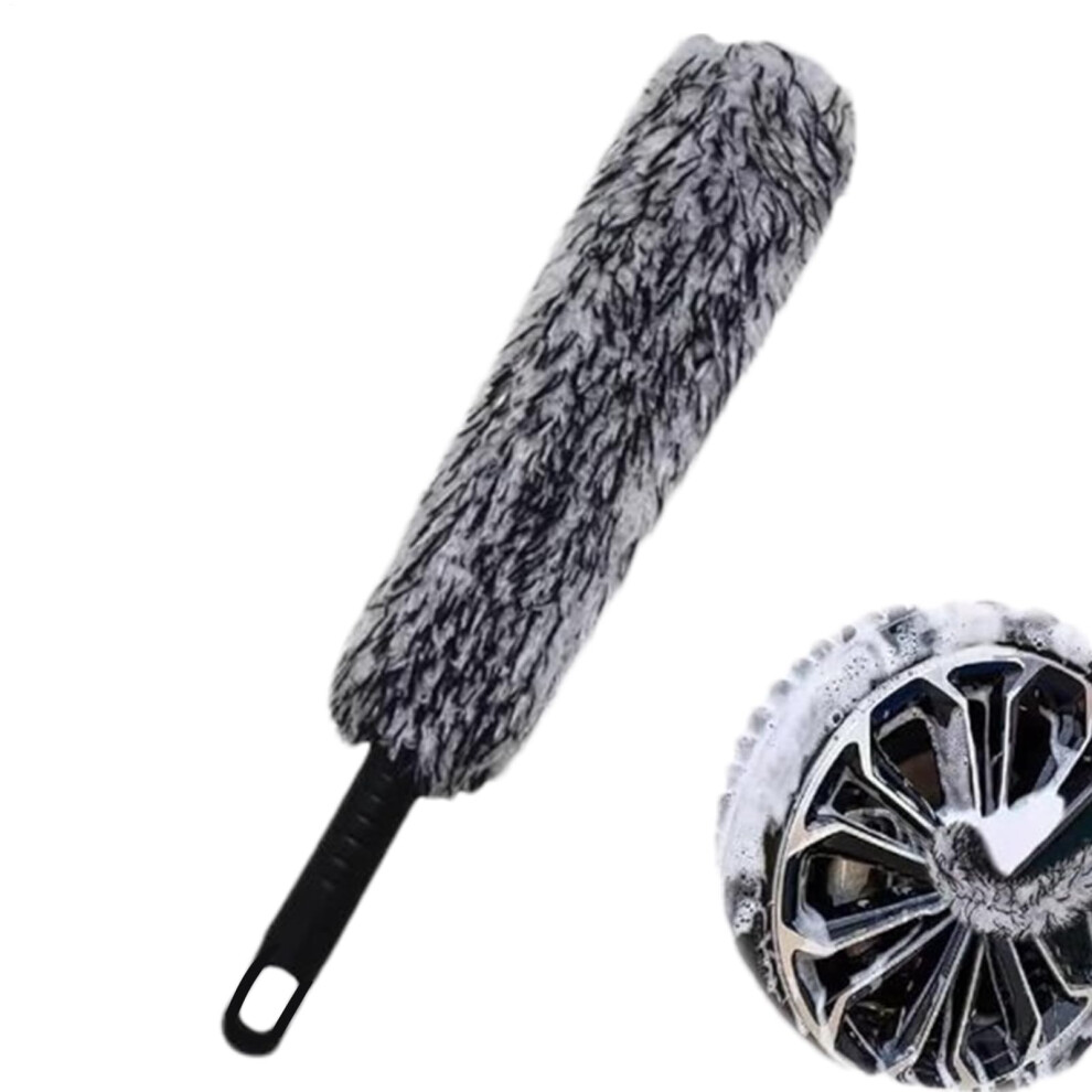 Wheel Brushes Effective Rim Brush With Deep Cleaning Flexible Bendable Cleaner For Hardtoreach Areas Tire Cleaning Tools Black 9119770907387