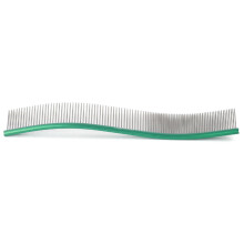 Pet Comb For Shedding Hair Dog Deshedding Comb Easy Clean Curved Hair Remover For Dogs Cats Grooming Dog Deshedding Brush Green