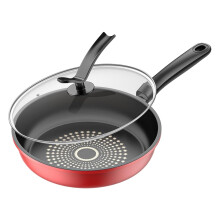 Nonstick Frying Pan with Lid for Steak and Omelette, Even Heat, Ergonomic HeatResistant Handle