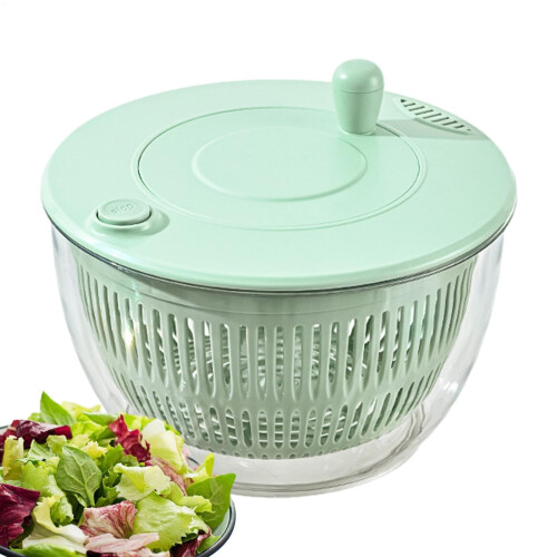 Lettuce Spinner  Pump Spinner, Salad Vegetable Chopper, Multifunctional Kitchen Gadget