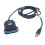 180cm Length USB to CN36 Printer Cable 36Pin Parallel Port Adapter Wire Line for Printers Computer Black 2