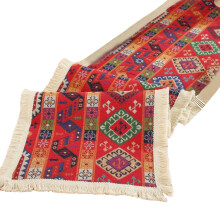 Festive Table Runner Home Decor Tablecloth for-Burgundy C