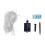 Living And Home (Colorful, 10M) Solar-Powered LED Icicle String Lights with Remote Control 5