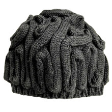 Chapeau de cerveau nouveauté, bonnet amusant, couvre-chef-Noir