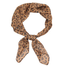 Foulard de cou à motifs léopard Unique, foulard décoratif,-brun