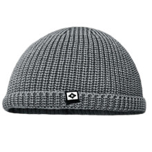 Chapeau de crâne Hip Hop tricoté à la mode, casquettes de-Gris