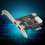 Κάρτα επέκτασης PCIe, ελεγκτής Firewire, διασύνδεση IEEE1394A, σύνδεση υψηλής ταχύτητας, 8