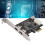 Κάρτα επέκτασης PCIe, ελεγκτής Firewire, διασύνδεση IEEE1394A, σύνδεση υψηλής ταχύτητας, 7