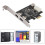 Κάρτα επέκτασης PCIe, ελεγκτής Firewire, διασύνδεση IEEE1394A, σύνδεση υψηλής ταχύτητας, 5