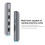 Διανομέας USB-C για φορητό υπολογιστή με HDMI 4K, προσαρμογέας σταθμού σύνδεσης 6 σε 1 8