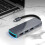 Διανομέας USB-C για φορητό υπολογιστή με HDMI 4K, προσαρμογέας σταθμού σύνδεσης 6 σε 1 5