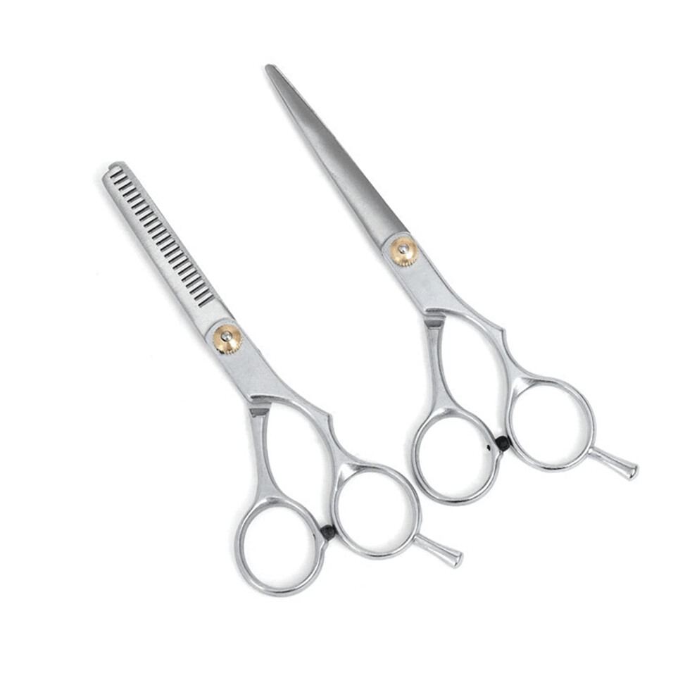 Hair Cutting Shears, Professional Hair Scissors Stainless Steel Barber Shears Set with Case