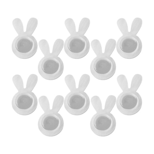 Rabbits Ear Acrylic Jewelry Support With Silicone Backs Heavy