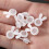 Rabbits Ear Acrylic Jewelry Support With Silicone Backs Heavy 5