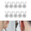 Rabbits Ear Acrylic Jewelry Support With Silicone Backs Heavy 2