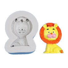 Party Theme Soft Silicone Mold For Cake Decorating-lion.