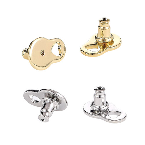 Pack Of 4 Secure Earring Supports  Backings For Heavy-White 1