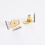 Pack Of 4 Secure Earring Supports  Backings For Heavy-White 4