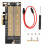 Προσαρμογέας PCIe NVMe για επιτραπέζιο υπολογιστή, μετατροπέας SATA SSD με υποστήριξη 1