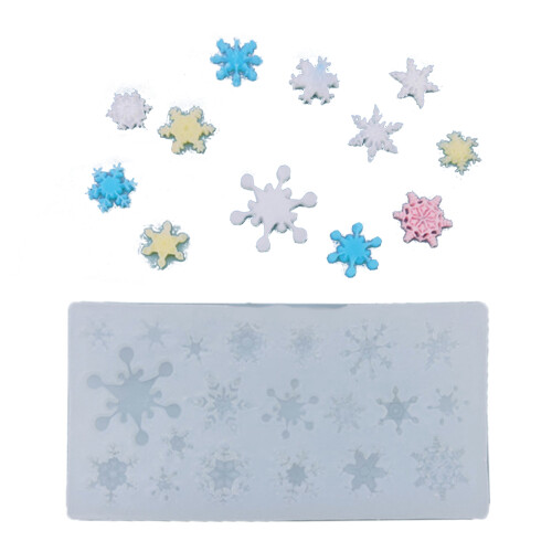 Reusable Christmas Snowflake Chocolate Mold For Handmade-6594