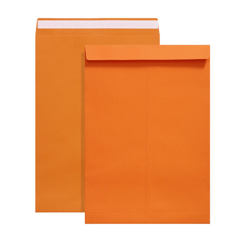 50Pcs Envelopes 12.7x9Inch Mailing Envelope with-Orange red