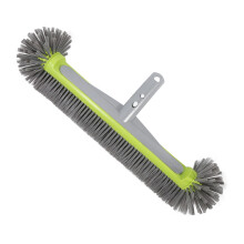 Pool Scrub Brush with EZ Clips, Heavy Duty Pool Brush Head
