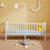 Baby Crib Mobile Floor Stand AntiTip Base 3 Height Adjustable 6