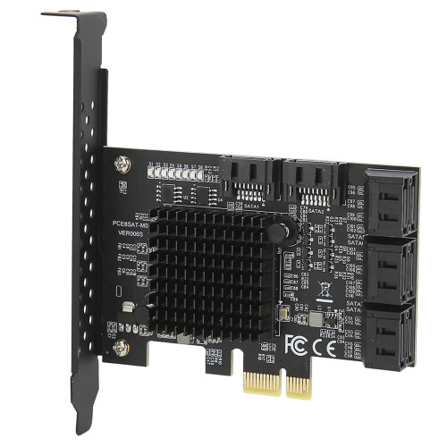 Κάρτα PCIe SATA με 6 θύρες, υποστηρίζει διεπαφή SATA3.0, ελεγκτή επέκτασης ταχύτητας 6Gbps 2