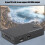 Διακόπτης KVM HDMI για διπλές οθόνες, διακόπτης USB KVM HDMI με διακόπτη ενός κουμπιού, 7