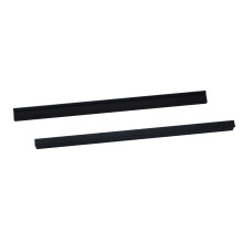 6Pcs  Aluminium Alloy Black Cabinet Pulls Handles - 128mm Hole Centre