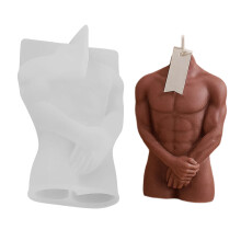 Muscle Body Figurines Silicone Mold Silicone Texture for-male.