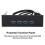Πρόσοψη USB3.0HUB, υποδοχή μητρικής κάρτας μεταφοράς δεδομένων υψηλής ταχύτητας με 7