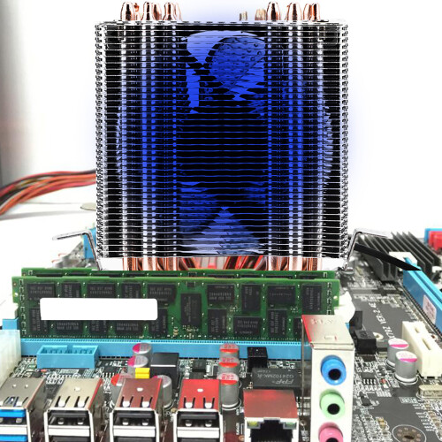 Σύστημα ψύξης CPU: Αθόρυβη και γρήγορη ψύκτρα υψηλής ροής με ανεμιστήρες PWM, εφέ 2