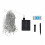 Living And Home (Warm Yellow, 15M)Solar-Powered LED Icicle String Lights with Remote Control 5
