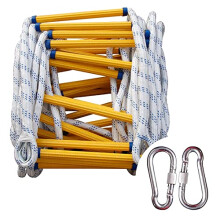 Fire Escape Ladder 7M FireResistant Nylon with HeavyDuty Steel Hooks for Home Evacuation